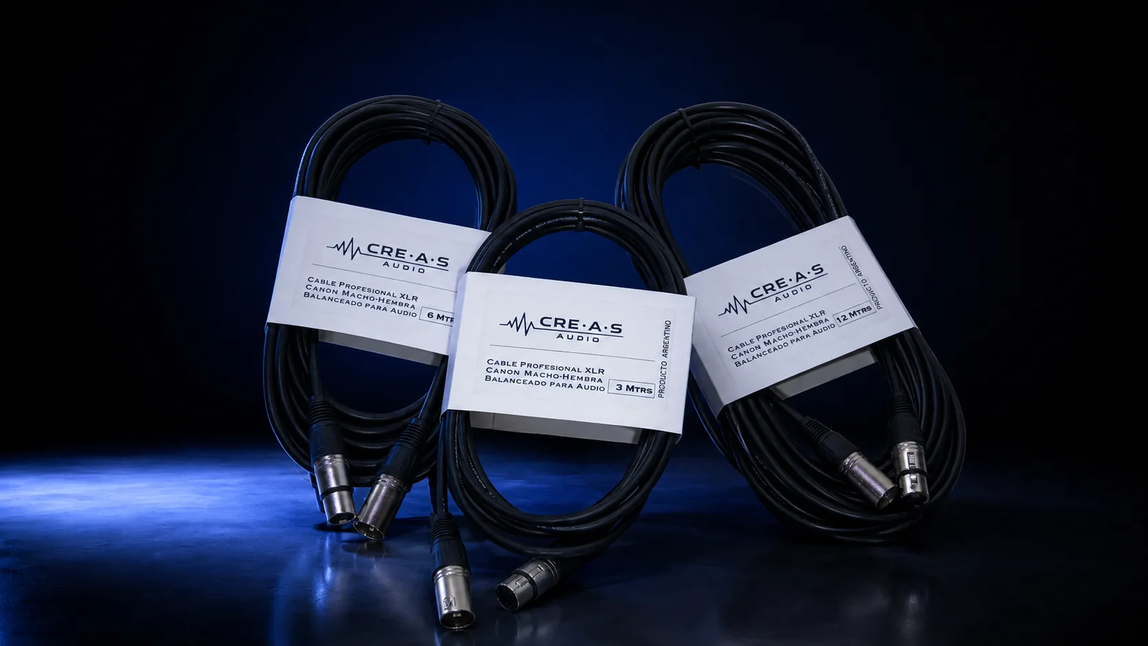 Familia de cables profesionales XLR CRE·A·S Audio